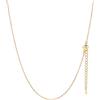 FaithHeart 1.4mm Collana Oro Sottile 50cm Catenina Donna Collane impermeabile in Acciaio Inossidabile di Alta Qualità Collana per Ciondolo