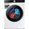 Samsung Lavatrice Slim AI Control F-WM906G94LK3M, 9 Kg, Wifi, Ecodosatore, AI Energy Mode, Carica Frontale, 3 Mesi Garanzia Extra, Corpo: Bianco, Oblò e Pannello: Nero, 59,5l x 85h x 46,5p cm