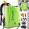 SYLSTAR Pompa Irroratrice 12L, 5.5Bar Pompa a Spalla a Batteria Compatibile con Makita 18V Batterie, Spruzzatore a Pressione Velocità Regolabile,5 Ugelli Pompa a Spalla(Caricabatterie Incluso)