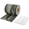 jarolift PVC Strisce Frangivista per Recinzione, Impermeabile, Frangivento, Incluse 25 Clip di Fissaggio, Rotolo 40 m x 19 cm, Design Pietra Ardesia