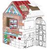 BANKERS BOX Casetta Dolcetti in cartone per bambini - Casa giocattolo - Per giocare al chiuso XL (81.3 x 81.3 x 121.3 cm) - Età 3+