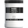Liquitex 8870353 Basics - Pittura acrilica, Pigmenti per artisti monopigmentati, Resistente alla luce, durevole nel tempo, Finitura satinata, Vaso da 946 ml - Bianco Di Titanio