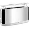 Alessi SG68 - Tostapane di Design con Scaldabrioche, Acciaio Inox e PC, Bianco