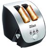 Zilan, Tostapane in acciaio inox, tostapane da 1000 W - 2 ampie fessure per tostapane - tostatura a 6 livelli con funzioni di scongelamento, riscaldamento e cancellazione