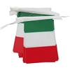 AZ FLAG Ghirlanda 6 Metri 20 Bandiere Italia 21x15cm, Bandiera Italiana 15 x 21 cm - Festone Bandierine