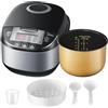 Midea Cuociriso, multicooker con 11 programmi, Rice Cooker da 1,8 l a 10 persone, fornello lento con vapore, pentola interna di alta qualità, funzione di mantenimento del calore, timer, tecnologia a 6