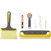 Amazon Basics Kit per carta da parati con pennelli con impugnatura morbida, 7 pezzi