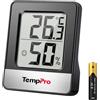 TempPro ThermoPro TP49 Piccolo igrometro Digitale per Interni, termometro d'atmosfera, Monitor di Temperatura e umidometro per Il Benessere