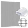 SAMUFLY Zanzariera, Tenda Antimosche, Tenda Anti Insetti Telaio in Alluminio Bianco 80 x 100 cm per finestre