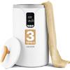VEVOR Scaldasalviette Capienza 20 Litri con Schermo LED, Scaldacoperte di per Bagno, Timer Impostazione Temperatura, Blocco di Sicurezza, Ideale per Spa, Bagno Casa, Bianco