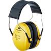 3M Peltor Optime Cuffie Auricolari H510A, Paraorecchie Leggeri con Morbidi Cuscinetti, Protezione dell'Udito contro i Livelli di Rumore nell'Intervallo 87-98 dB, SNR: 27dB, Giallo, Confezione da 1