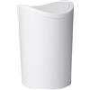 TATAY Cestino Bagno 6L con Coperchio Basculante| Design Compatto e Moderno | Plastica Resistente e Facile da Pulire | Prodotto in Spagna con Capacità 6L | 19 x 19 x 28 cm - Modello Standard - Bianco