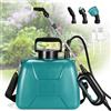 TLGREEN Pompa Irroratrice a Batteria, Spruzzatore Elettrico 7.4V, 2000mAh Nebulizzatore Giardino con 4 Ugelli Regolabili Nebulizzatore Asta Telescopica, Spruzzatore per Erbacce e Piante (5 litri)