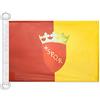 AZ FLAG Bandiera Navale Città Di Roma Con Stemma 45x30cm - Bandiera Maritima Romana Con Blasone 30 x 45 cm speciale Nautismo, Padiglione Nautico