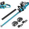 SEESII Tagliasiepi a Batteria 40V - Tagliasiepi Elettrico con Lama Doppia 61 cm, Motore Brushless 26.000 RPM, Spaziatura Lame 27 mm, con 2 Batterie 4,0 Ah, Ideale per Siepi e Arbusti Professionali