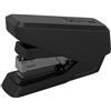 Fellowes Cucitrice senza inceppamento, capacità 40 fogli - LX860 EasyPress mezza striscia antibatterica manuale - utilizza entrambe le graffette da 24/6 mm e 26/6 mm - nero