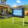 Dnenellr Lampada Antizanzare Solare da Esterno, Impermeabile IPX5 (Nero)