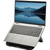 Fellowes Supporto Laptop Everyday - Nero - Portatile, ergonomico, con 7 altezze regolabili - Per casa, ufficio e lavoro ibrido - Fino a 17", max 4 kg