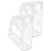 Exacompta - Rif. 18123NSD - Confezione da 2 portariviste ECOMAG Office, portariviste economico, cataloghi, riviste, archiviazione documenti A4 e A4+ - Larghezza 7,7cm - Cristal