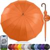 Royal Walk Ombrello Pioggia Antivento Grande 54 Pollici Ombrello Portatile Automatico Aperto Per 2 Persone Uomo Di Legno Leggero Resistente 16 Costole Golf Da Viaggio Impermeabile 120cm
