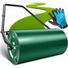 KESSER® - Rullo per Prato 60cm 48l Volume di riempimento in Metallo con deflettore dello Sporco Rullo Manuale Rullo per Giardino Rullo per Campo Rullo riempibile con Acqua/Sabbia 60 kg, Verde