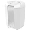 Fellowes distruggi documenti a frammento LX70, 11 fogli, per casa e piccolo ufficio, uso personale, cestino da 18 litri, distruggidocumenti con blocco di sicurezza, bianco