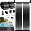 LIFERUN Collettore Solare per Piscina 600x75 cm, Riscaldatore per Piscina, Piscina da 4.5 ㎡ Fino a 24000 Litri di Contenuto d'Acqua, Tappetino riscaldante Solare, Tappetino riscaldante Solare