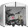 Sobuy Garage Auto per Esterno - Tenda per Bicicletta, Casetta da Giardino, Box Moto per Esterno Impermeabile, Tendone per Auto, Moto e Attrezzi, Colore Argento, 159x219x165cm KLS11-L