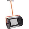 BOUDECH Spreader - Spandiconcime a Rullo da Giardino 60x107x39,5 cm per Concime e Semina Gabbia in Metallo Arancione