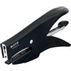 Leitz NeXXt Pinzatrice / Spillatrice a Carica Posteriore in Metallo, Adatta all'utilizzo in Casa / Ufficio, Confezione con Graffette n.8 Inclusa, 100% Riciclabile, CO2 Neutrale, Gamma Recycle - Nero