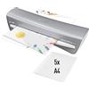 LEITZ iLAM, Plastificatrice Home Office, Formato A4, 2 rulli, Colore Grigio, 73680089