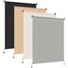 HOMEDEMO Tenda da sole per esterno, Tenda Avvolgibile Verticale a Rullo per Balconi e Terrazze, Protezione UV e Privacy, Impermeabile e Resistente, 140x240cm Grigio