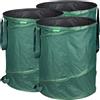 GardenMate 3x 160L Sacchi per rifiuti da giardino Pop Up - Tessuto Oxford 600D