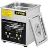 VEVOR Pulitore a Ultrasuoni Aggiornato 2 L (Riscaldatore da 100 W a Ultrasuoni da 60 W) Pulitore per Parti a Ultrasuoni da Laboratorio Digitale con Temporizzatore per Pulizia di Parti di Gioielli