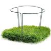 COM-FOUR® 3x portafiori, supporto perenne per fiori (altezza: 35 cm) - supporto per rose, supporto per piante per viti, piante perenni, anello rotondo perenne per giardino, balcone, terrazza