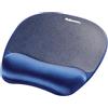 Fellowes Tappetino mouse Everyday con supporto per il polso - Tappetino ergonomico per mouse per computer portatile, poggiapolsi ergonomico - Blu