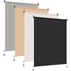 HOMEDEMO Tenda da sole per esterno, Tenda Avvolgibile Verticale a Rullo per Balconi e Terrazze, Protezione UV e Privacy, Impermeabile e Resistente, 180x180cm Antracite