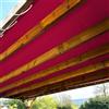 Tecplast Telo per Pergola Rosso Bordeaux 2,5x3 m - Garantia de 5 anni TECPLAST - LP506PR - Copertura Impermeabile in PVC per Pergola, Pergolato o Gazebo