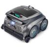 WYBOT B1 - Robot da Piscina a Batteria per Piccole Piscine, Leggero e Intelligente, con Controllo App, Copertura da Parete e Pavimento, Due spazzole Laterali, Fino a 100 Minuti, Colore: Grigio/Verde