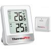 TempPro Termometro TP200C Ambiente Interno Esterno Wireless, Termometro Casa Con Sensore Temperatura Fino A 150 M, Termometro Per Esterni Giardino Cantina Casa Stanza Ufficio