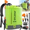 SYLSTAR Pompa Irroratrice a Batteria 16L, 7Bar Potente Pompa a Spalla a Batteria Compatibile con Makita 18V Batterie, Spruzzatore Elettrico Velocità Regolabile,5 Ugelli (Caricabatterie Incluso)