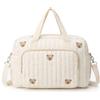PinDaito Neonato Cambio, Borsa Parto Ospedale, Mommy Bag Multiuso, Spalla in Cotone con Ricamo, Parto in Ospedale, Passeggino, Viaggio e Cambio Pannolini
