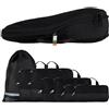 TRAVEL DUDE Organizer Valigia con Compressione - Packing Cubes Salvaspazio da Viaggio, Set Organizer per Valigia e Zaino, Divisori Valigia, Sacchetti da Viaggio per Abiti (Nero, Set di 7)