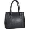 STILORD "Janita" Borsa Laptop 15,6 Pollici Donna in Pelle Grande - Cartella Business, Tracolla, Ufficio Vintage in Vera Pelle Colore:nero