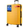 Shavont Bagaglio da Stiva Grande, Valigia da Viaggio Trolley Rigida Ryanair Cabina con 4 Spinner Ruote con Lucchetto in ABS+PC