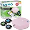 DYMO LetraTag 200B kit per etichettatrice rosa con Bluetooth | etichettatore compatta si connette a iOS e Android tramite tecnologia wireless Bluetooth | Include 3 rotoli di etichette assortite