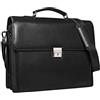 STILORD "Johann" Borsa 24 ore uomo in pelle Valigetta ventiquattrore Cartella Portadocumenti da ufficio lavoro Borsa porta PC 15.6" Colore:nero