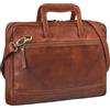 STILORD "Pierce Borsa Porta PC con Manici in Pelle Cartella Portadocumenti per MacBooks 13,3 Pollici Valigetta Vintage Borsa da Ufficio Cuoio Genuino Colore:brandy - cognac