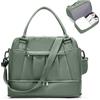 SEAFEW Borsone da Viaggio,Bagaglio a Mano 40x20x25 Ryanair Borsa da Viaggio con Scomparto per le Scarpe,Borsa da Cabina Ryanair 40x30x20 Borsa Sportiva Borsone da Palestra da Weekend,L3-Verde