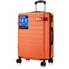 Shavont Bagaglio da Stiva Media, Valigia da Viaggio Trolley Rigida Ryanair Cabina con 4 Spinner Ruote con Lucchetto in ABS+PC